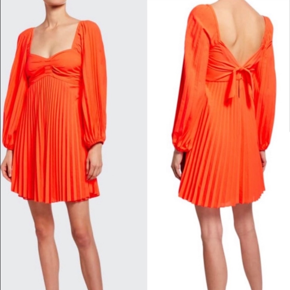 A.L.C. Neon orange dress
